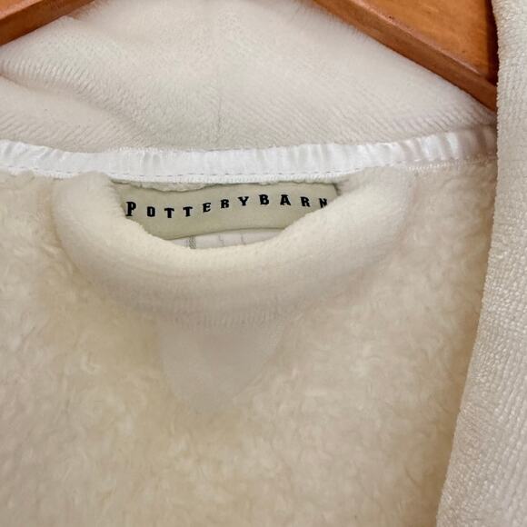 Pottery Barn Cozy Comfort Robe Ivory Robe Bath‎ Shower Neutral Resort - Picture 6 of 6
